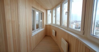 Внутренняя отделка лоджии Пугачёв, цена от 212 руб. м2
